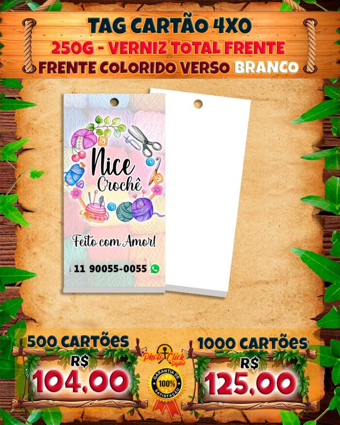 0122 TAG CARTÃO 4X0