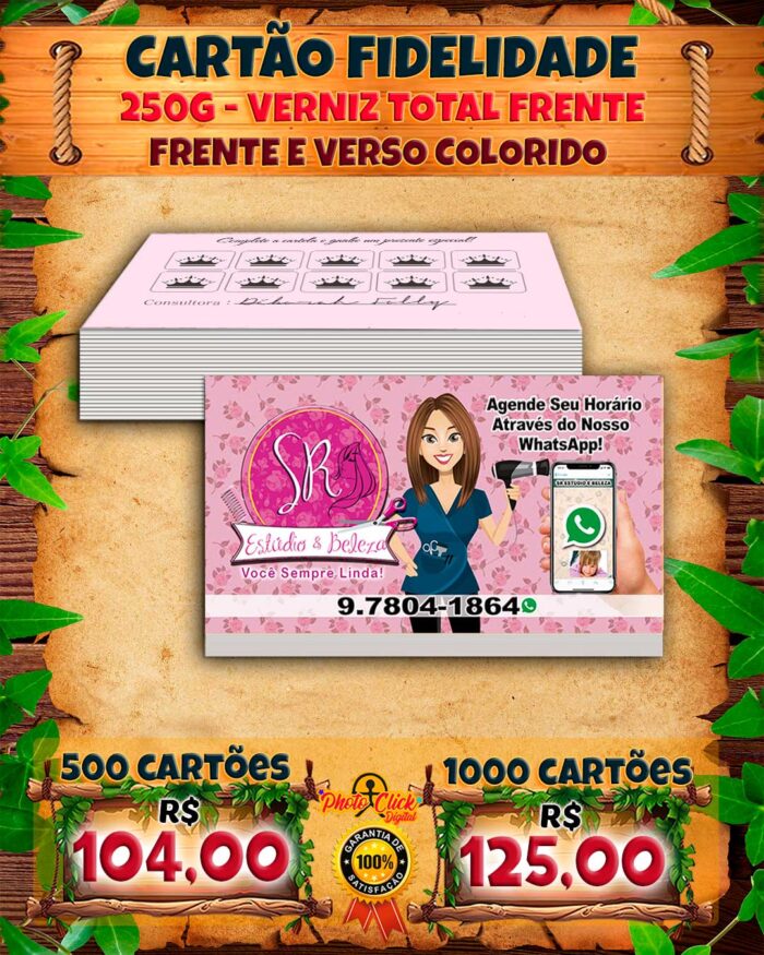 0105 CARTÃO FIDELIDADE