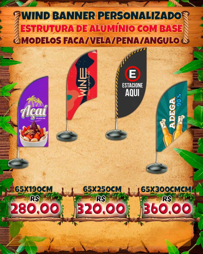 095 WINDBANNER PERSONALIZADO