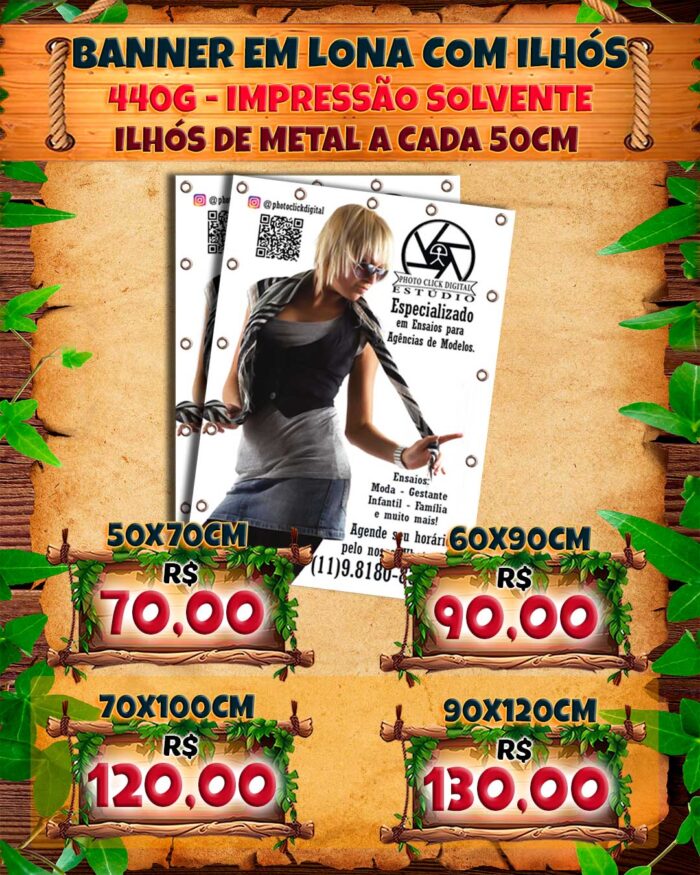 096 BANNER EM LONA COM ILHÓS