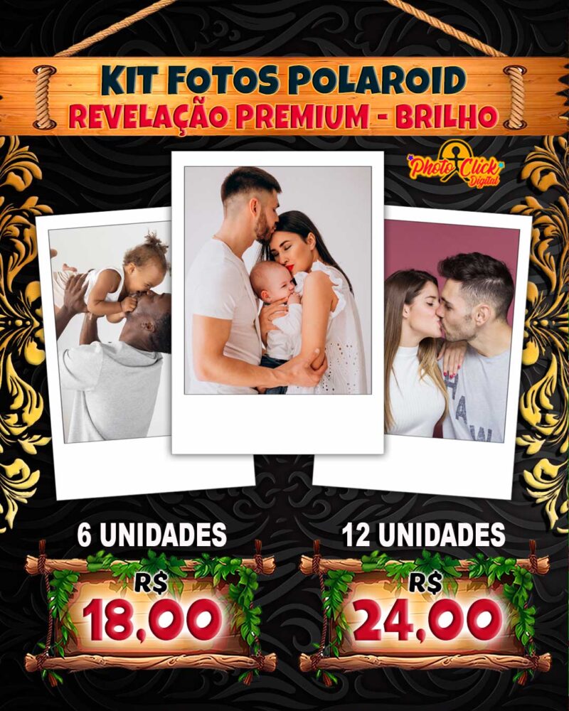 0142 POLAROID REVELAÇÃO PREMIUM