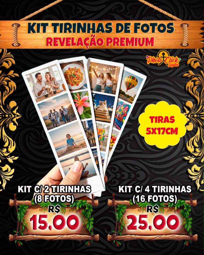 0144 TIRINHAS DE FOTOS EM REVELAÇÃO PREMIUM