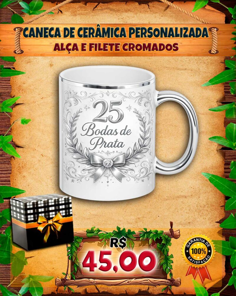 039 CANECA ALÇA E FILETE CROMADA