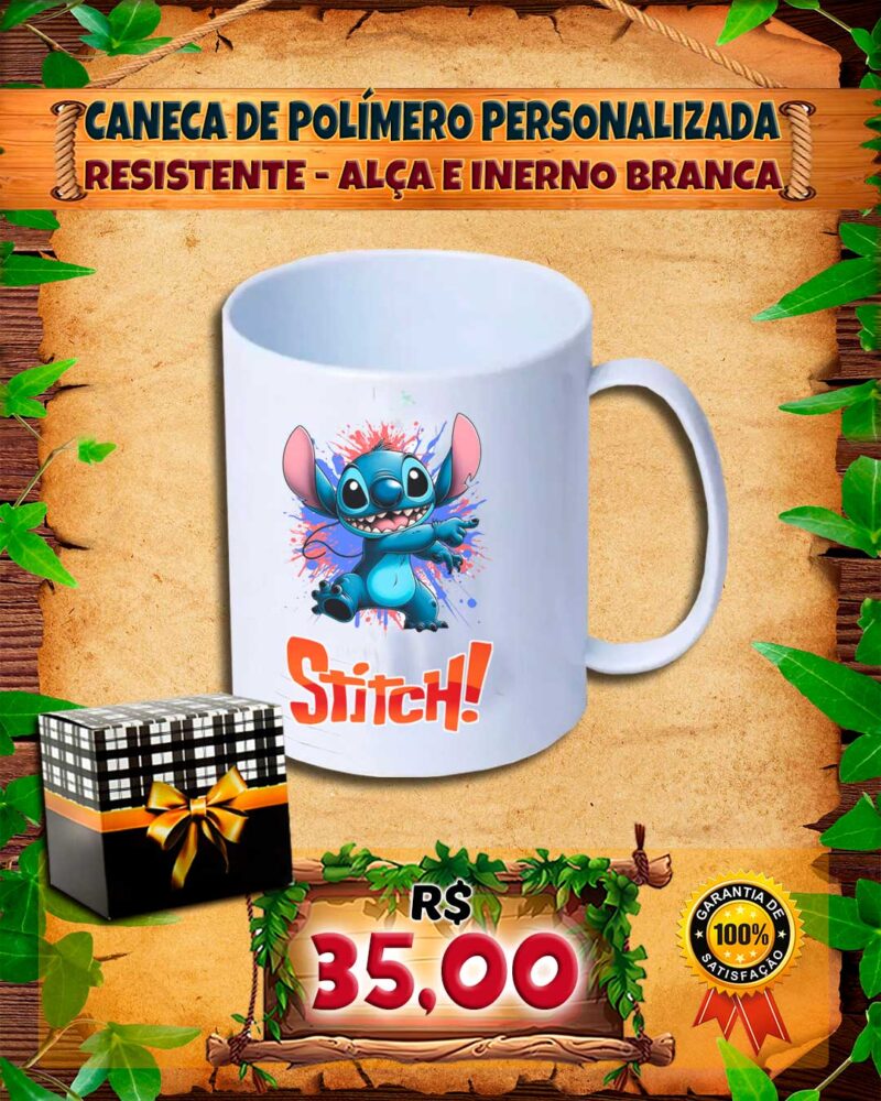 043 CANECA DE POLÍMERO PERSONALIZADA
