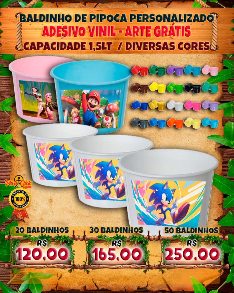 073 BALDINHO DE PIPOCA PERSONALIZADO
