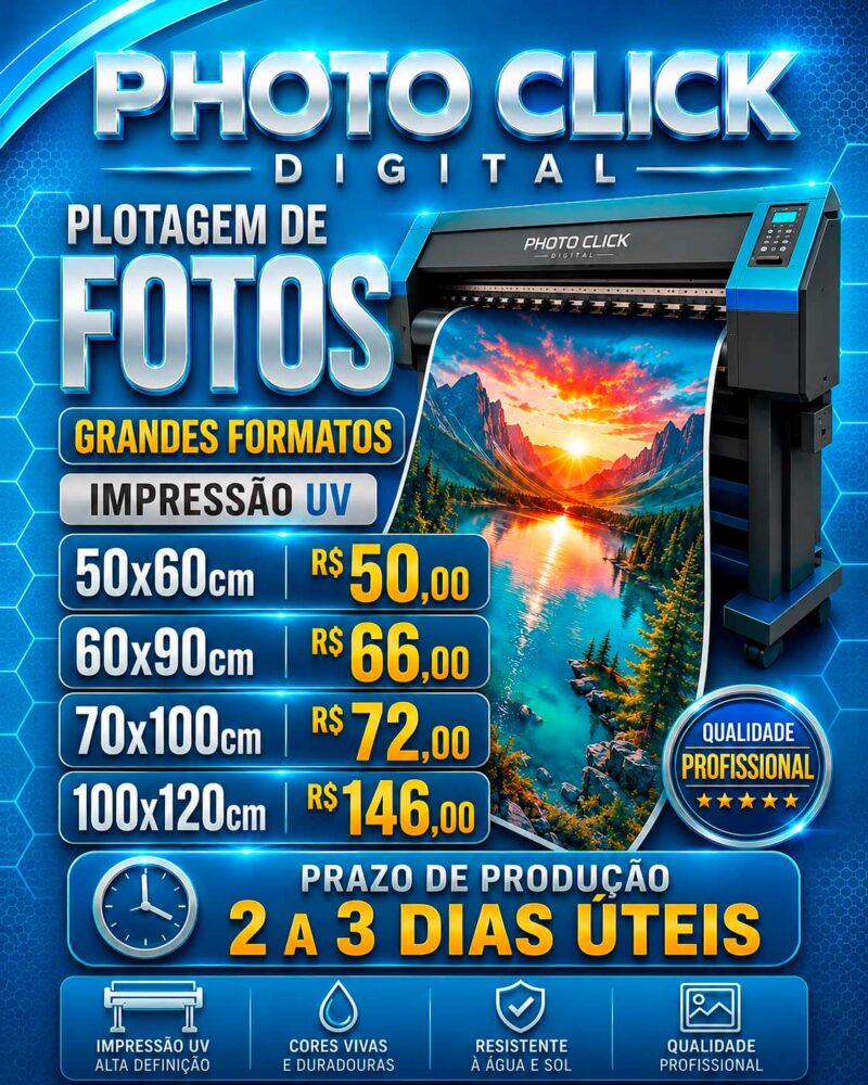 Plotagem De Fotos Diversos Tamanhos