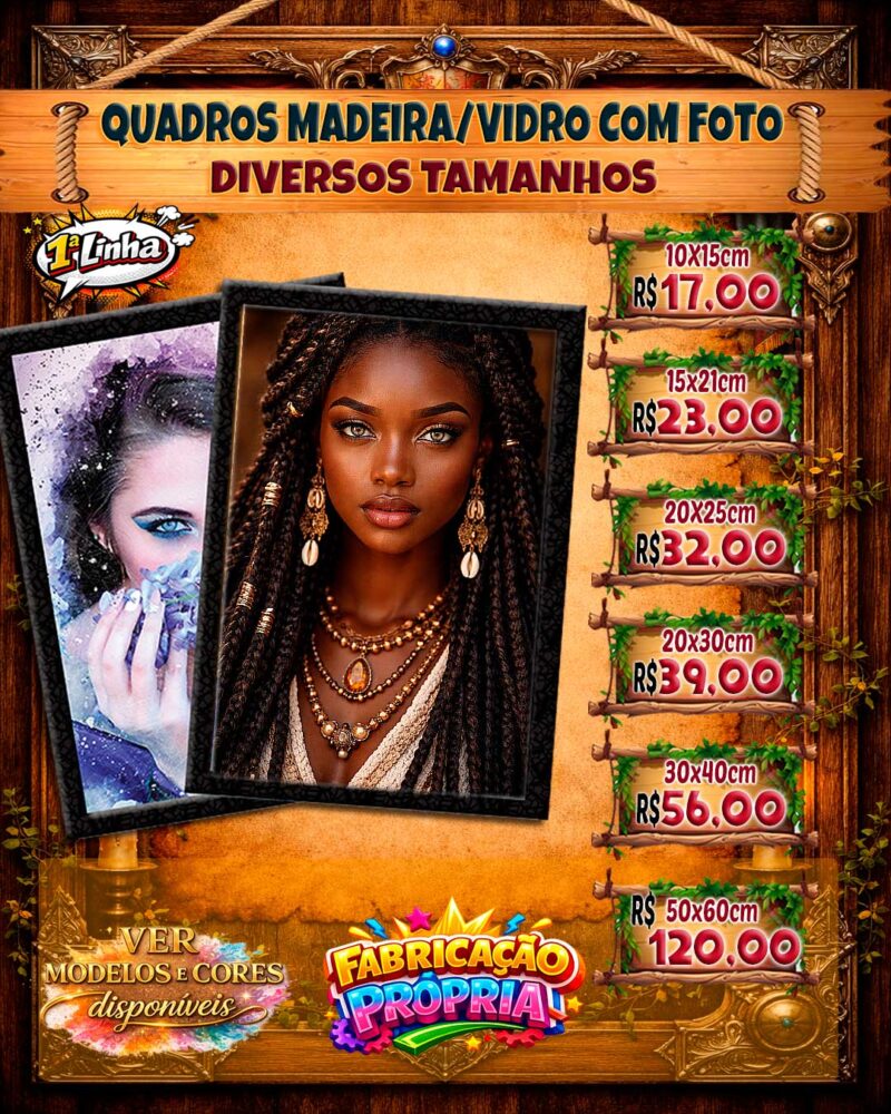 Quadro Com Fotos Diversos Tamanhos
