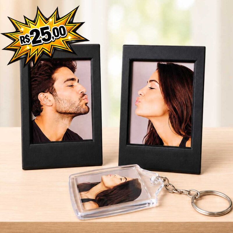 PRO0472 Mini Quadro Polaroid Kit Com 02 Unidades