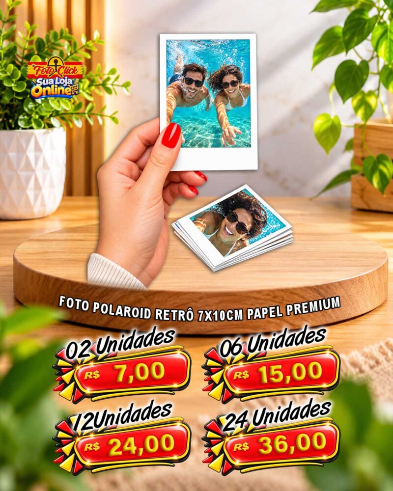 PRO203 Fotos  Polaroid Papel Premium Acetinado